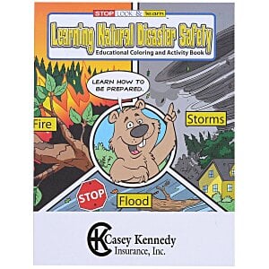 Learning Natural Disaster Safety Coloring Book - 24 hr Main Image