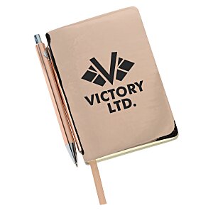 Jovial Mirrored Mini Notebook with Pen Main Image