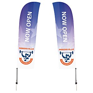 Outdoor Value Blade Sail Sign - 15' - Two-Sided Main Image