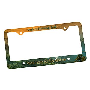Full Color License Plate Frame Main Image