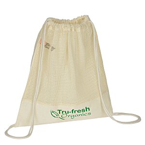 Cotton Mesh Drawstring Sportpack Main Image