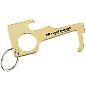 No Contact Bottle Opener Keychain - 24 hr Main Image