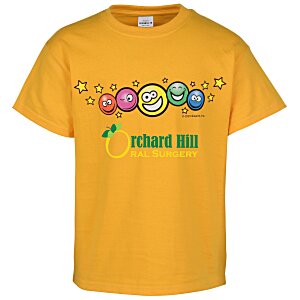 Super Kid T-Shirt - Youth - Full Color - Colors - Smiley Faces Main Image