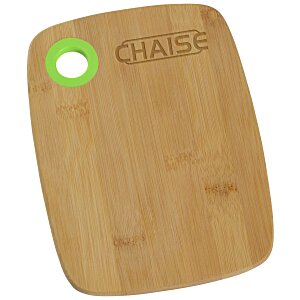 Small Bamboo Cutting Board with Silicone Ring Main Image