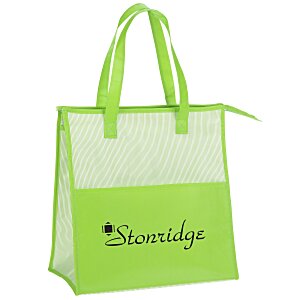 Matte Laminated Shoreside Cooler Tote Main Image