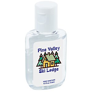 Hand Sanitizer - 1/2 oz. - 80 Percent Alcohol - Full Color Main Image