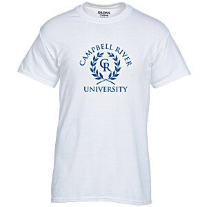 Gildan 5.5 oz. DryBlend 50/50 T-Shirt - Screen - White Main Image