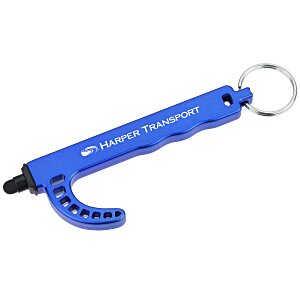 Touchless Keychain Pen with Antimicrobial Additive Main Image