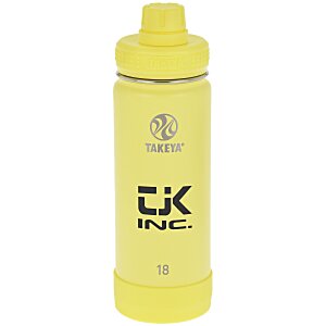 Takeya Actives Vacuum Bottle with Spout Lid - 18 oz. Main Image