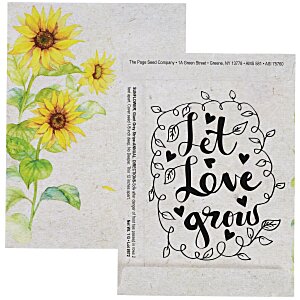 Watercolor Seed Packet - Sunflower Main Image