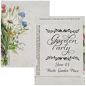 Watercolor Seed Packet - Wildflower Mix Main Image