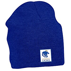 Fleece Lined Beanie - Full Color Patch Main Image