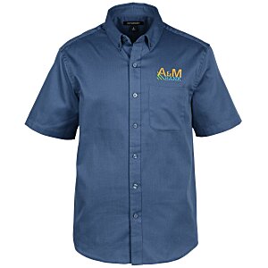 Stain Repel Short Sleeve Twill Shirt - Men's Main Image