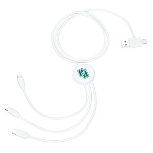 Keely Duo Charging Cable with Antimicrobial Additive - 24 hr Main Image