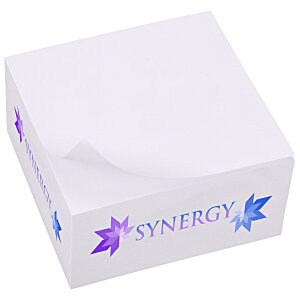 Post-it® Notes Cubes - 2-3/4" x 2-3/4" x 1-3/8" - White - Full Color Main Image