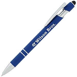 Incline Soft Touch Stylus Metal Pen with Antimicrobial Additive - 24 hr Main Image