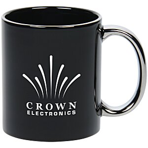 Metallic Handle Coffee Mug - 11 oz. Main Image