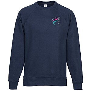 Independent Trading Co. Icon Lightweight Loopback Terry Crewneck Sweatshirt - Embroidered Main Image