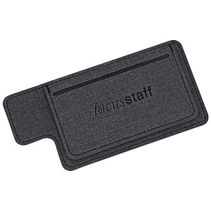 Heathered RFID Phone Wallet and Stand Main Image