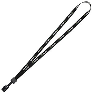 Dye-Sublimated Lanyard - 1/2" - 32" - Large Metal Bulldog Clip Main Image