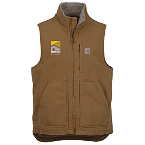 Carhartt Washed Duck Sherpa Lined Vest Main Image