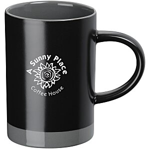 Lotus Two Tone Coffee Mug - 15 oz. - Laser Imprint Main Image