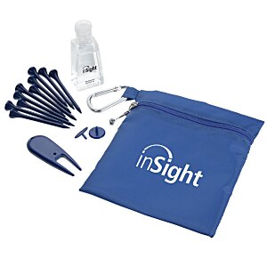 Golf Pouch Tee Kit with Hand Sanitizer Main Image