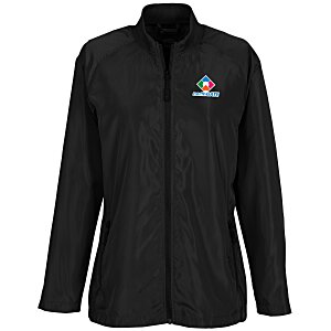 Sleek Lightweight Rib Collar Jacket - Ladies' - Full Color Main Image