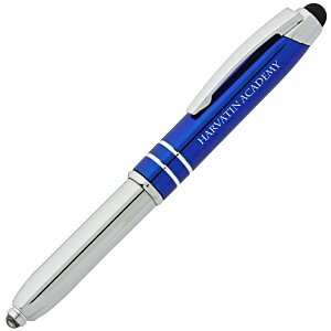 Mercury Stylus Metal Pen with Flashlight - Laser Engraved - 24 hr Main Image