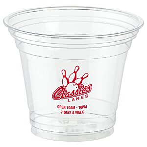 Clear Soft Plastic Cup - 9 oz. Main Image