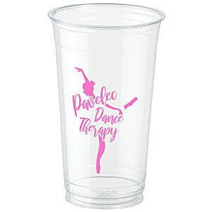Clear Soft Plastic Cup - 32 oz. Main Image