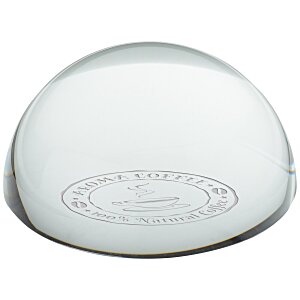 Dome Crystal Paperweight Main Image