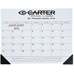 Desk Pad Calendar with Vinyl Corners - Colors Main Image