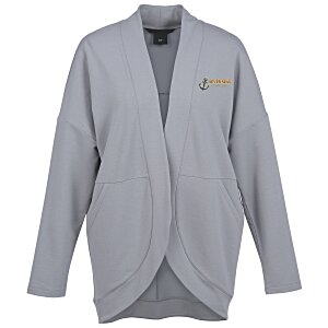 French Terry Open-Front Stretch Cardigan - Ladies' Main Image