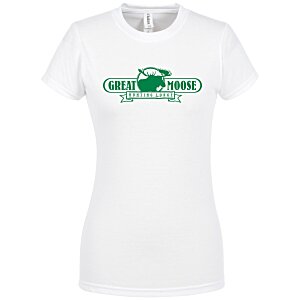 Tultex Polyester Blend T-Shirt - Ladies' - White Main Image