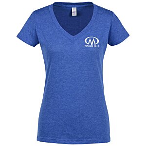 Tultex Polyester Blend V-Neck T-Shirt - Ladies' - Colors Main Image