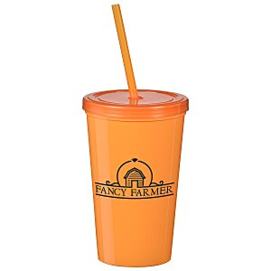 Event Stadium Cup with Lid & Straw - 20 oz. Main Image