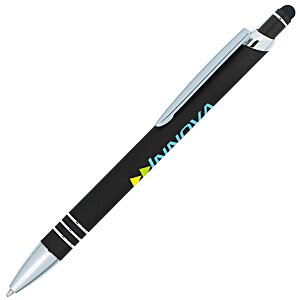 Vortex Soft Touch Stylus Metal Pen - Full Color Main Image