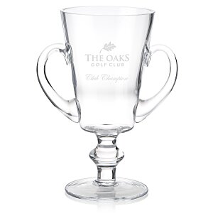 Trophy Cup Glass Award - 10" Main Image