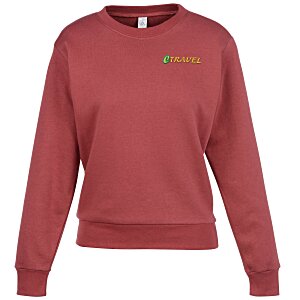 Alternative Washed Terry Throwback Pullover - Ladies' - Embroidered Main Image
