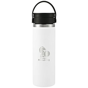 Hydro Flask Wide Mouth with Flex Sip Lid - 20 oz. - Laser Engraved Main Image