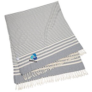 Hilana Striped Throw Blanket Main Image