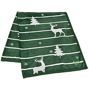 Classic Holiday Throw Blanket Main Image