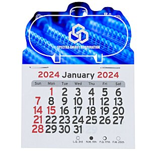 Peel-N-Stick Calendar - Propane Tank Main Image