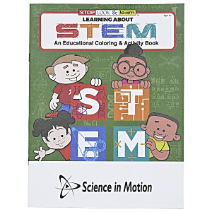 Learning About STEM Coloring Book Main Image
