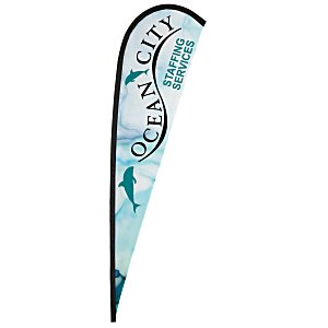 Elite Nylon Sail Sign - 11' - One-Sided - Replacement Graphic Main Image