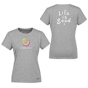 Life is Good Crusher Tee - Ladies' - Full Color - Colors - LIG Main Image