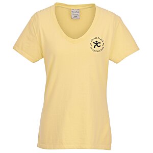 ComfortWash Garment-Dyed V-Neck T-Shirt - Ladies' - Screen Main Image