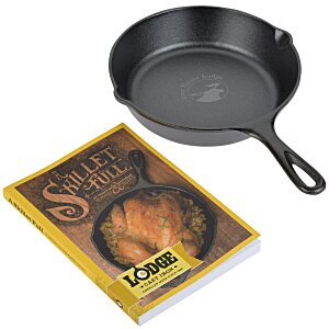 Lodge Cast Iron Skillet with Skillet Fun Cookbook Set - 8" Main Image