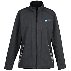 Cardiff Midweight Performance Melange Soft Shell Jacket - Ladies' Main Image